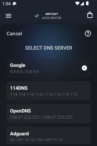 anycast加速器官网入口android下载效果预览图